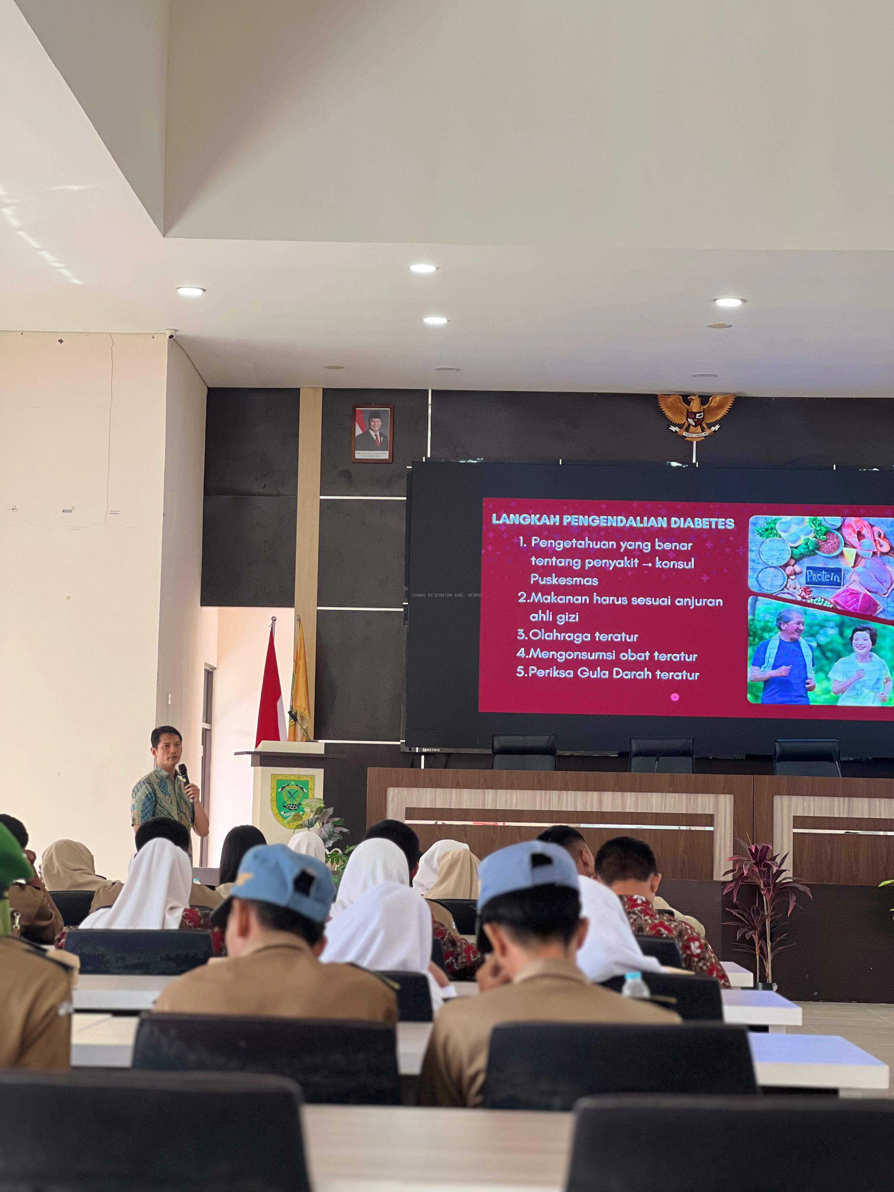 Cegah Diabetes Sejak Dini, Dinas Kesehatan Berau Edukasi Remaja Melalui Seminar Gaya Hidup Sehat